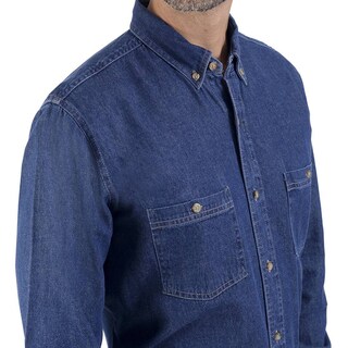 Foto 2 | Foto 2 | Camisa de Mezclilla Yale Manga Larga Regular Fit 3516 para Hombre