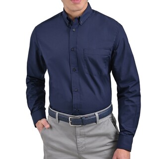 Foto 1 | Foto 1 | Camisa Casual Yale Manga Larga Regular Fit 4220 Marino Entintado