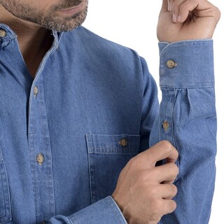 Foto 4 | Foto 4 | Camisa de Mezclilla Yale Manga Larga Regular Fit 3516 para Hombre