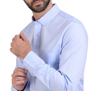 Foto 4 | Foto 4 | Camisa Casual Supply Manga Larga 6602 Azul Cielo