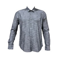 Camisa Gris Bordado Para Caballero Zarevich Collection