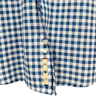 Foto 4 | Foto 4 | Camisa Azul Rey/blanco Cuadros Para Caballero Zarevich Collection