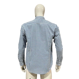 Foto 5 | Foto 5 | Camisa Azul Rey/blanco Cuadros Para Caballero Zarevich Collection