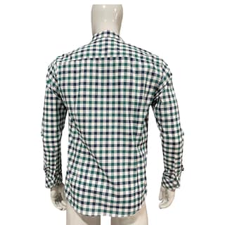 Foto 6 | Foto 6 | Camisa Verde/marino Cuadros Para Caballero Zarevich Collection