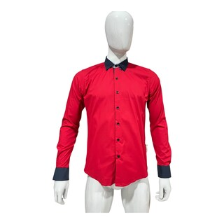 Foto 2 | Foto 2 | Camisa Slim Estrech Color Rojo Para Caballero Zarevich