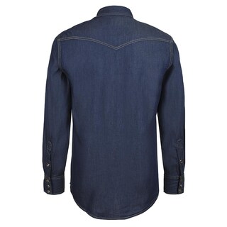 Foto 3 | Foto 3 | Camisa Vaquera Wrangler MEZ-MANGA LARGA color Azul S98 Hombre