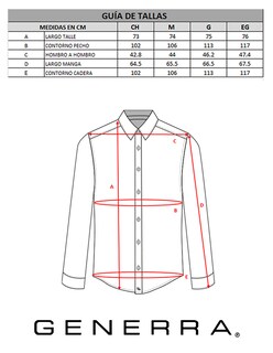 Foto 5 | Foto 5 | Camisa Regular Manga Larga Generra 218200 color Rosa para Hombre