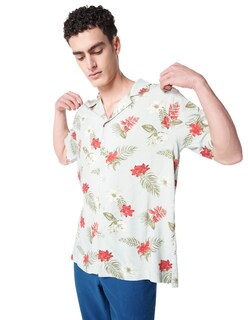 Foto 1 | Foto 1 | Camisa Generra 318103 Verde Manga Corta para Hombre