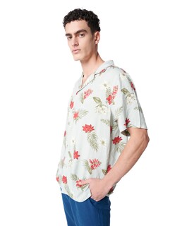 Foto 3 | Foto 3 | Camisa Generra 318103 Verde Manga Corta para Hombre