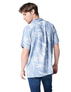 Foto 2 | Foto 2 | Camisa Para Hombre Manga Corta 318100 color Azul