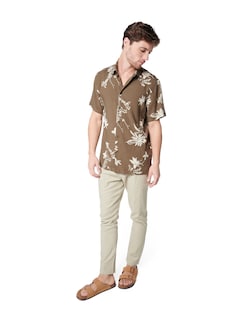 Foto 3 | Foto 3 | Camisa Manga Corta Generra 318101 color Verde para Hombre