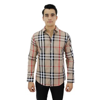 Foto 1 | Foto 1 | Camisa Para Hombre Marca Ravalli Color Kakhi Msh-680-58