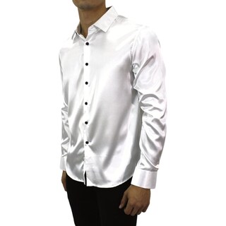 Foto 4 | Foto 4 | Camisa de Caballero Lisas Brillosas Marca Pavini color Blanca Pvls-011-01