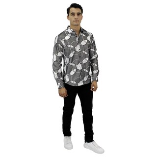 Foto 3 | Foto 3 | Camisa Pavini Pvls-011-12 color Gris para Caballero