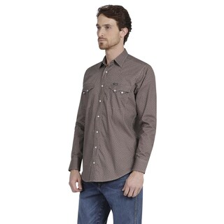Foto 2 | Foto 2 | Camisa Vaquera para Hombre Wrangler Slim Fit Manga Larga 982 color Marrón