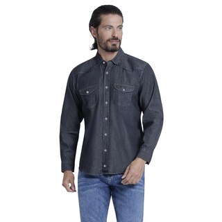Foto 1 | Foto 1 | Camisa Casual para Hombre Lee Slim Fit Manga Larga M02 color Negro