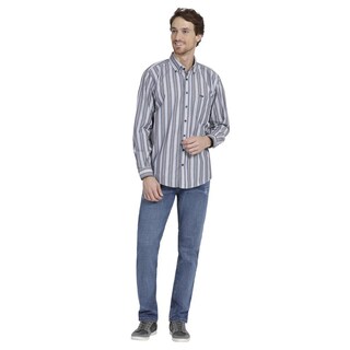 Foto 4 | Foto 4 | Camisa Casual Lee Regular Fit Manga Larga 342 color Azul para Hombre