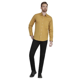 Foto 4 | Foto 4 | Camisa Casual para Hombre Lee Slim Fit Manga Larga 350 color Amarillo