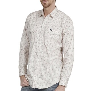 Foto 5 | Foto 5 | Camisa Vaquera para Hombre Wrangler Slim Fit Manga Larga 975 color Beige