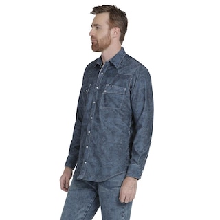 Foto 2 | Foto 2 | Camisa Vaquera Wrangler Slim Fit 944 color Azul para Hombre