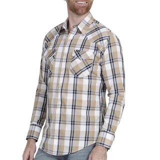 Foto 5 | Foto 5 | Camisa Vaquera Wrangler Regular Fit Manga Larga 928 color Marrón para Hombre