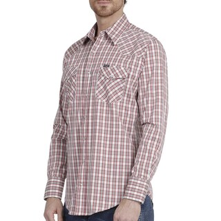 Foto 5 | Foto 5 | Camisa Vaquera Wrangler Slim Fit color Marrón para Hombre