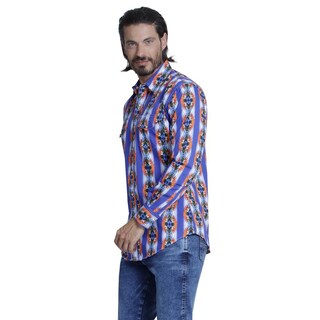 Foto 2 | Foto 2 | Camisa Vaquera Wrangler Regular Fit Manga Larga 959 color Azul para Hombre