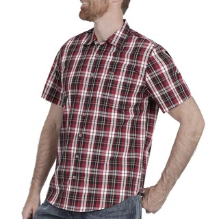 Foto 5 | Foto 5 | Camisa Casual Lee Slim Fit Manga Corta 360 color Vino para Hombre