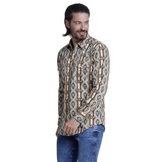 Foto 2 | Foto 2 | Camisa Vaquera Wrangler Regular Fit 960 color Marrón para Hombre