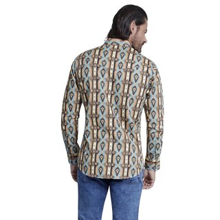 Foto 3 | Foto 3 | Camisa Vaquera Wrangler Regular Fit 960 color Marrón para Hombre