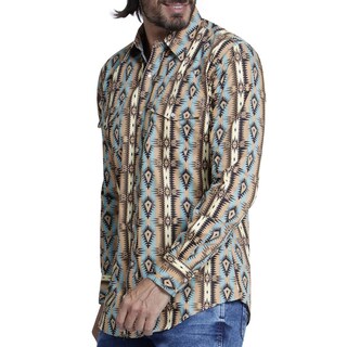 Foto 5 | Foto 5 | Camisa Vaquera Wrangler Regular Fit 960 color Marrón para Hombre