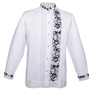 Foto 1 | Foto 1 | Guayabera Yucateca Bordada Colibrí Manga Larga