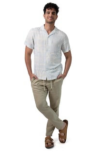 Foto 1 | Foto 1 | Camisa Comfort Fit Generra Estampado Floral Azul