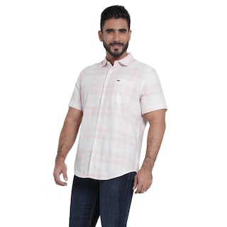 Foto 2 | Foto 2 | Camisa Lee Rosa Slim Fit para Hombre