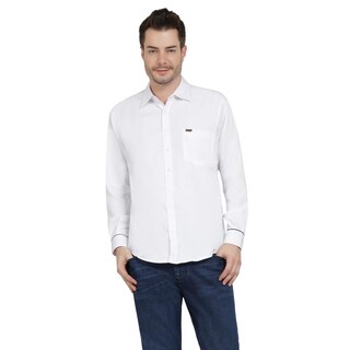 Foto 1 | Foto 1 | Camisa Casual Lee Regular Fit W10 Blanca para Hombre
