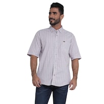 Camisa Casual Lee Regular Fit 429 Gris para Hombre