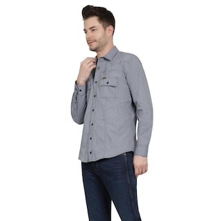 Foto 2 | Foto 2 | Camisa Casual Lee Slim Fit 440 Azul Marino para Hombre