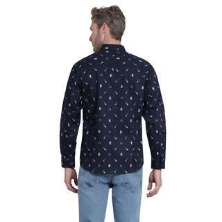 Foto 3 | Foto 3 | Camisa Casual Lee Ultra Slim 440 Azul Marino para Hombre