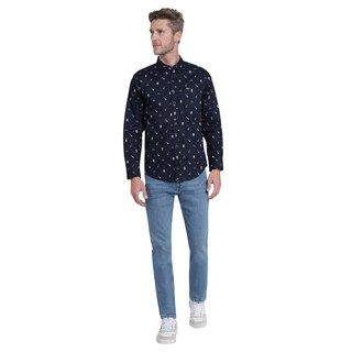Foto 4 | Foto 4 | Camisa Casual Lee Ultra Slim 440 Azul Marino para Hombre