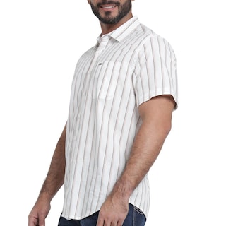 Foto 5 | Foto 5 | Camisa Casual Lee Slim Fit 421 Beige para Hombre