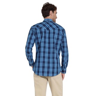 Foto 3 | Foto 3 | Camisa Vaquera Wrangler Regular Fit Manga Larga Azul para Hombre