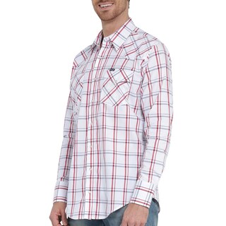 Foto 5 | Foto 5 | Camisa Vaquera Wrangler Regular Fit Manga Larga 404 Blanco para Hombre