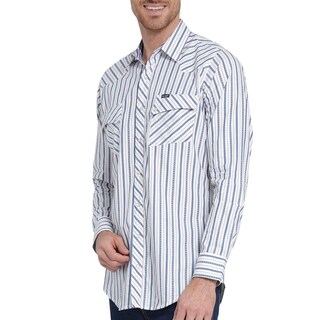 Foto 5 | Foto 5 | Camisa Vaquera Wrangler Slim Fit Manga Larga 405 Azul