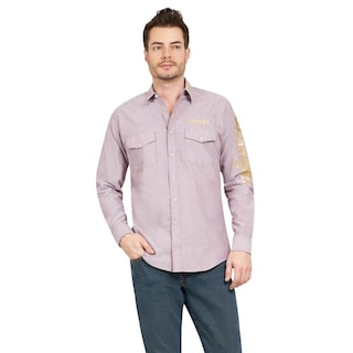 Foto 1 | Foto 1 | Camisa Vaquera Wrangler Regular Fit Manga Larga 404 Rojo para Hombre