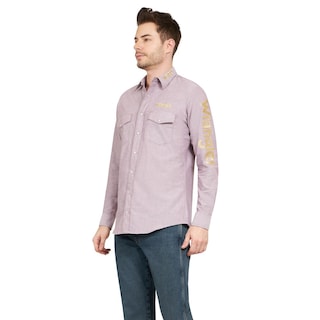 Foto 2 | Foto 2 | Camisa Vaquera Wrangler Regular Fit Manga Larga 404 Rojo para Hombre