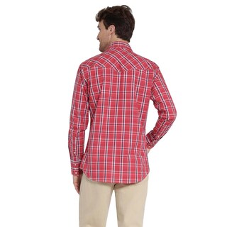 Foto 3 | Foto 3 | Camisa Vaquera Wrangler Regular Fit Manga Larga 405 Rojo para Hombre