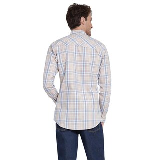 Foto 3 | Foto 3 | Camisa Vaquera Wrangler Slim Fit Manga Larga 406 Beige para Hombre