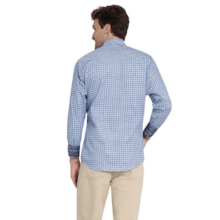 Foto 3 | Foto 3 | Camisa Vaquera Wrangler Slim Fit Manga Larga 406 Azul