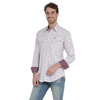 Foto 2 | Foto 2 | Camisa Wrangler Blanca para Hombre