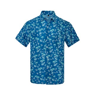 Foto 1 | Foto 1 | Camisa Casual Manga Corta Maui & Sons Azul para Caballero